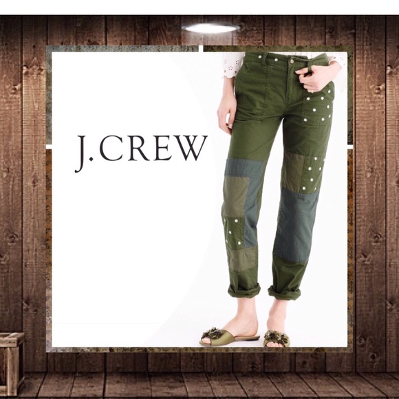 J. Crew Pants - J.CREW EMBELLISHED CHINO’S